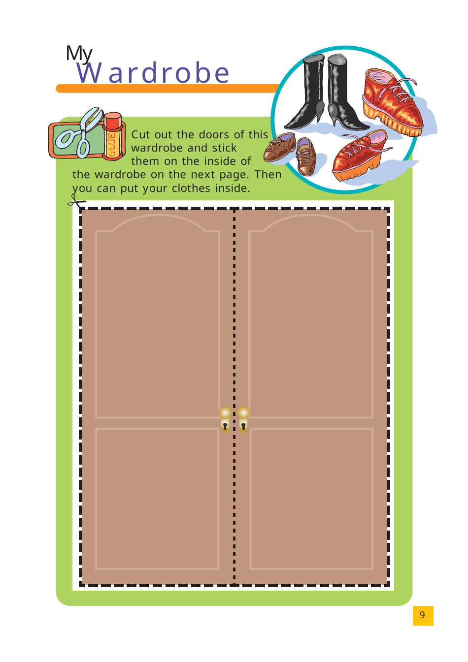 All About Me Activity Book, Page 9