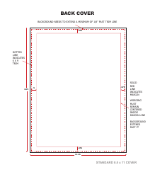 8.5 X 11 Book Cover Template