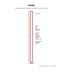 8.5 X 11 Book Cover Template, Page 2