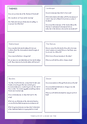 Book Club Question Templates, Page 2