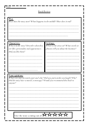 Book Review Template - Dashed, Page 2