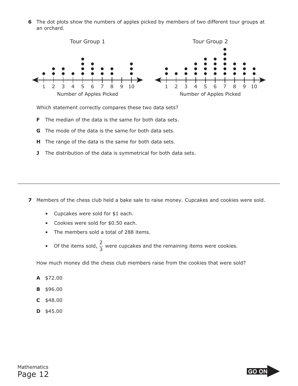 May 2021 Staar Grade 7 Mathematics Reference Materials - Texas, Page 12