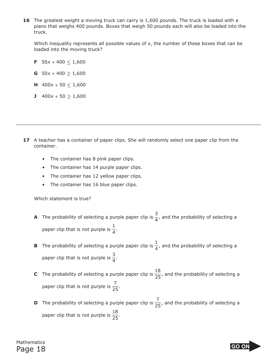 May 2021 Staar Grade 7 Mathematics Reference Materials - Texas, Page 18