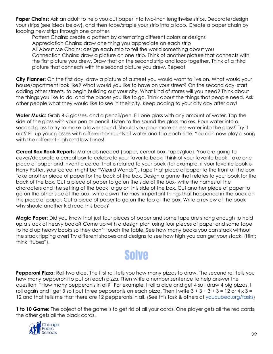 Grades 3-5 Resource Packet, Page 23