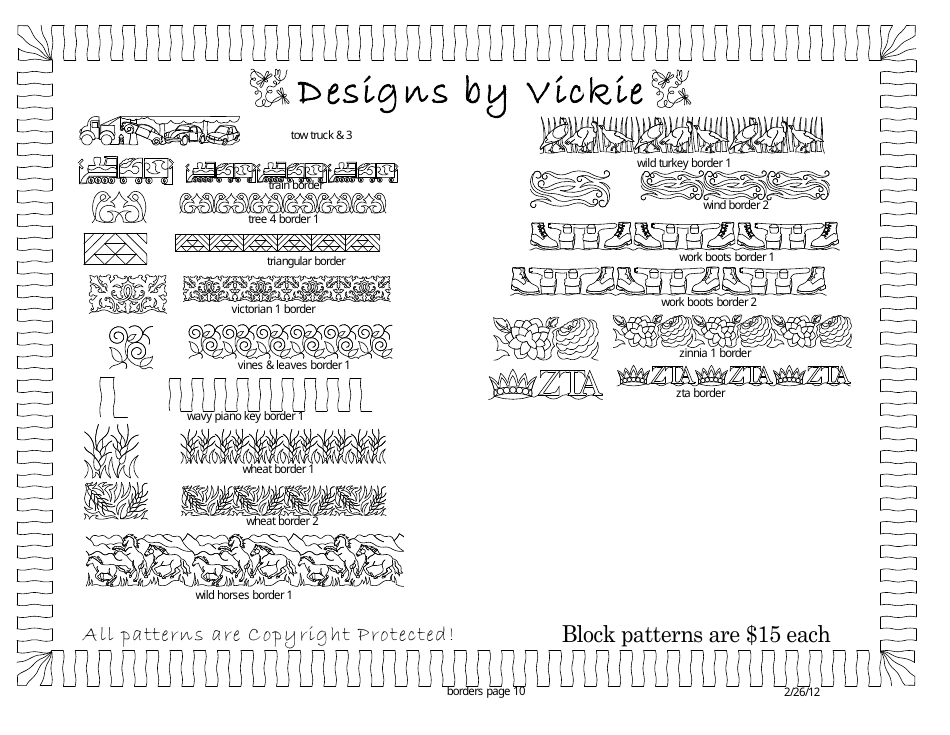 Border Design Templates, Page 10
