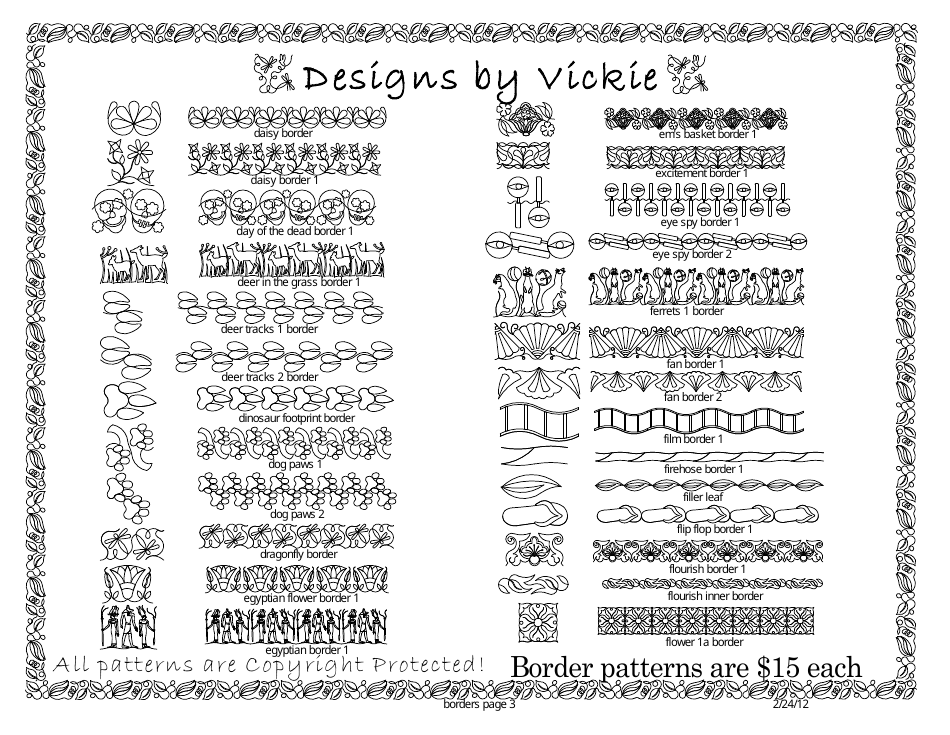 Border Design Templates, Page 3