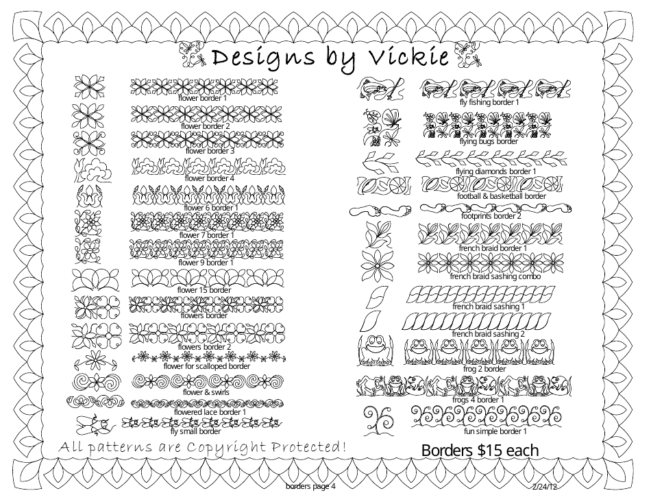 Border Design Templates, Page 4