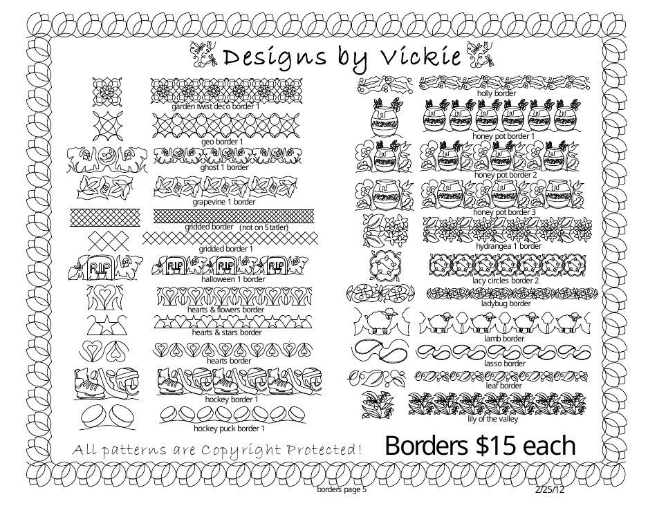 Border Design Templates, Page 5