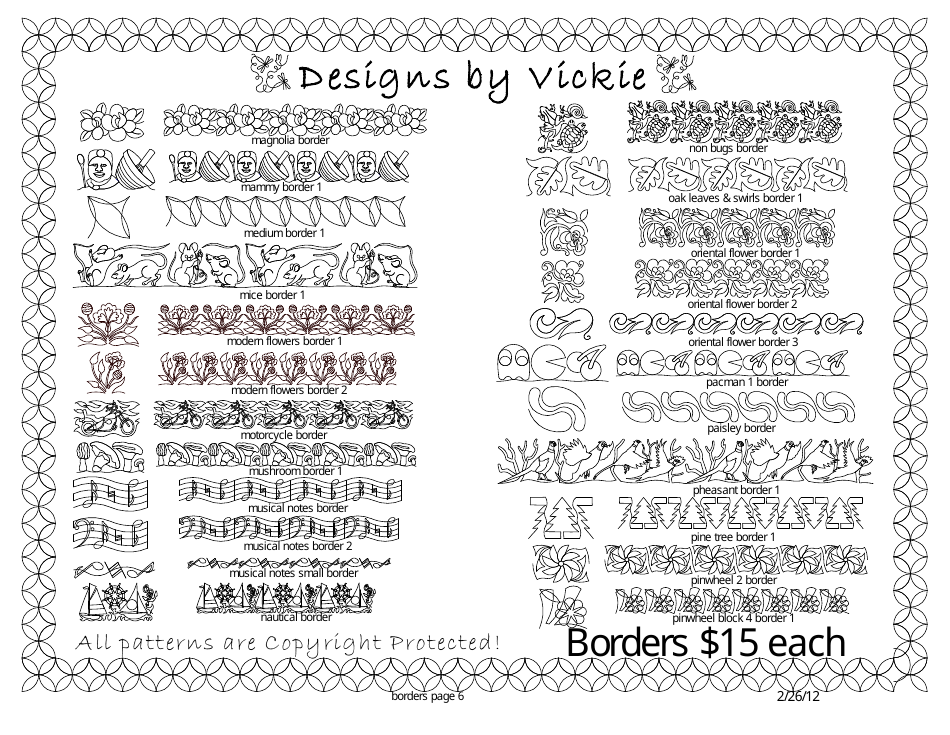 Border Design Templates, Page 6