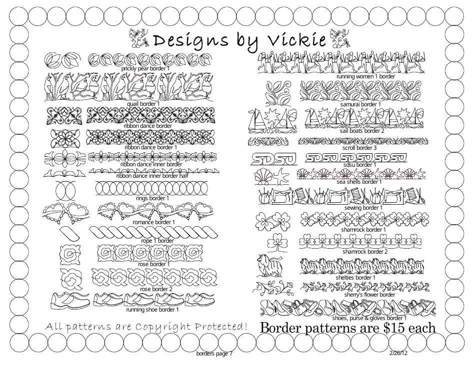 Border Design Templates, Page 7