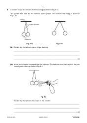 Cambridge International Examinations: Physical Science Paper 2 (Core), Page 11