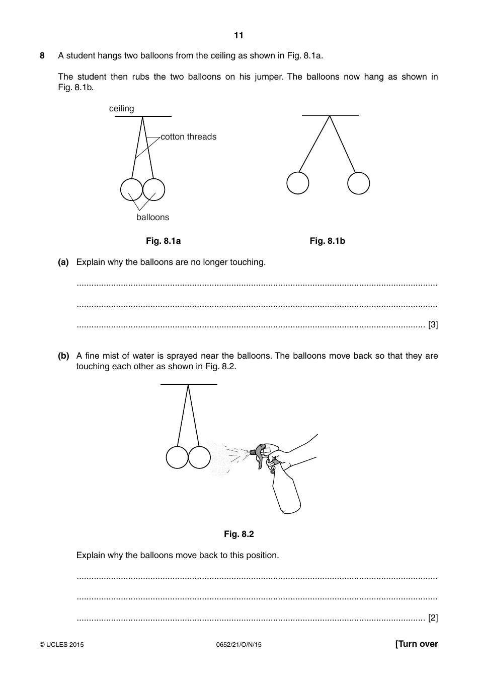 Cambridge International Examinations: Physical Science Paper 2 (Core), Page 11