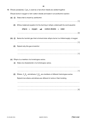 Cambridge International Examinations: Physical Science Paper 2 (Core), Page 15
