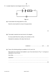 Cambridge International Examinations: Physical Science Paper 2 (Core), Page 16