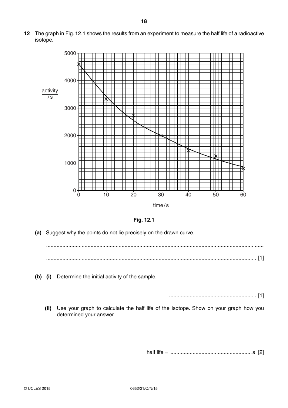 Cambridge International Examinations: Physical Science Paper 2 (Core), Page 18