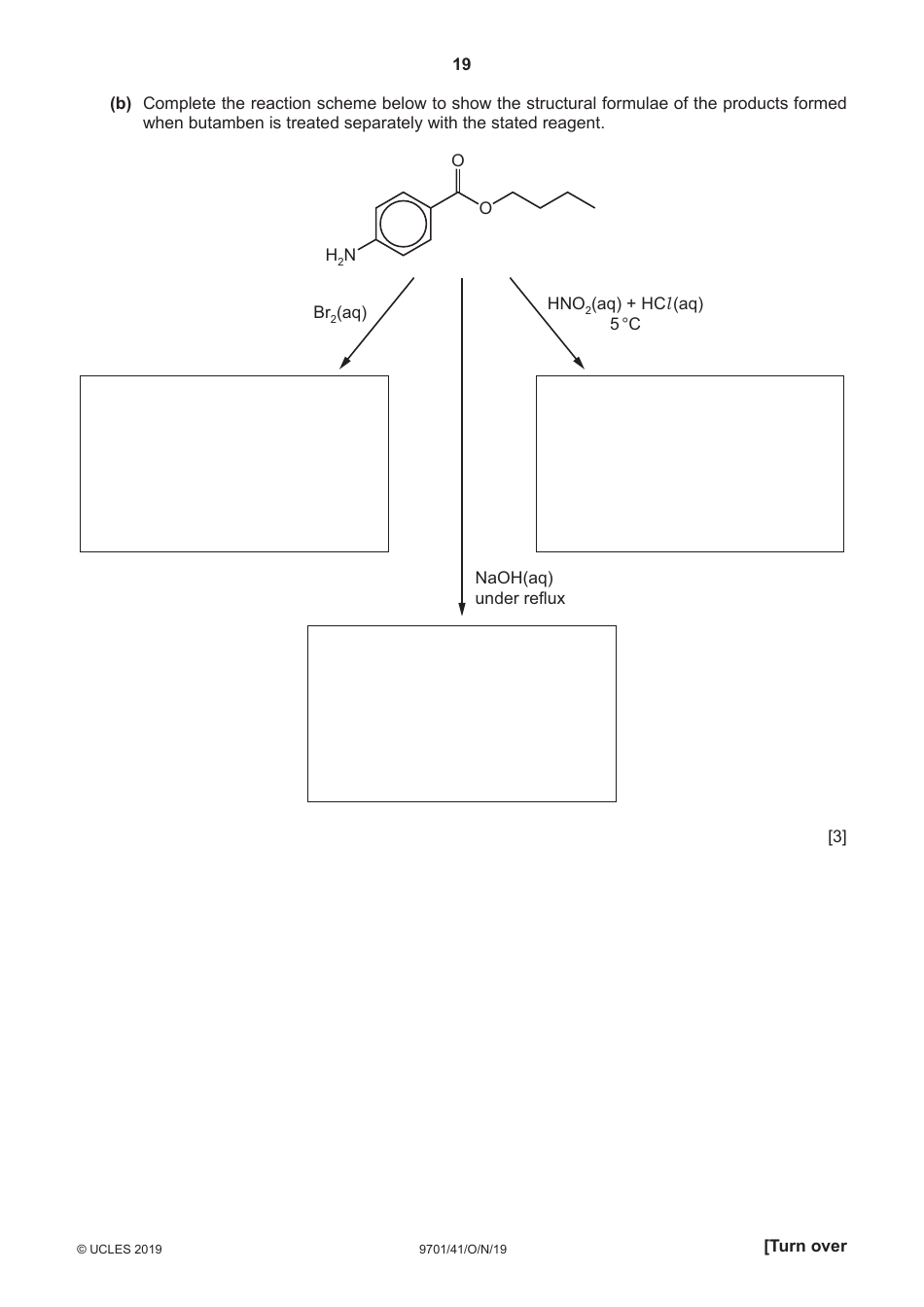 Cambridge Assessment International Education: Chemistry Paper 4 a Level Structured Questions, Page 19