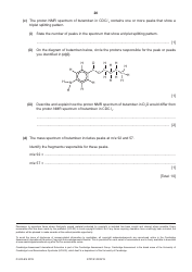 Cambridge Assessment International Education: Chemistry Paper 4 a Level Structured Questions, Page 20