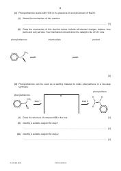 Cambridge Assessment International Education: Chemistry Paper 4 a Level Structured Questions, Page 8