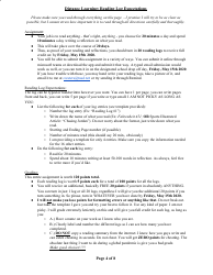 English 1 Distance Learning Reading Log Packet, Page 4