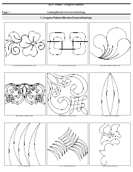 Document preview: Longarm Border Pattern Templates