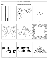 Longarm Border Pattern Templates, Page 11