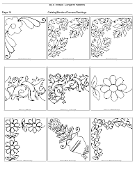 Longarm Border Pattern Templates, Page 14