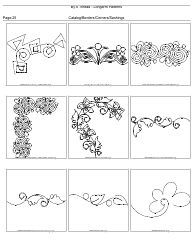 Longarm Border Pattern Templates, Page 25