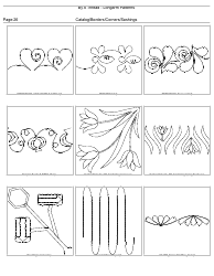 Longarm Border Pattern Templates, Page 26