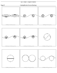 Longarm Border Pattern Templates, Page 27