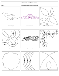 Longarm Border Pattern Templates, Page 2