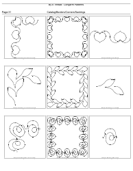 Longarm Border Pattern Templates, Page 31