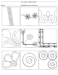 Longarm Border Pattern Templates, Page 33