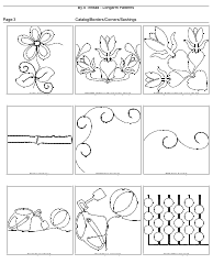 Longarm Border Pattern Templates, Page 3