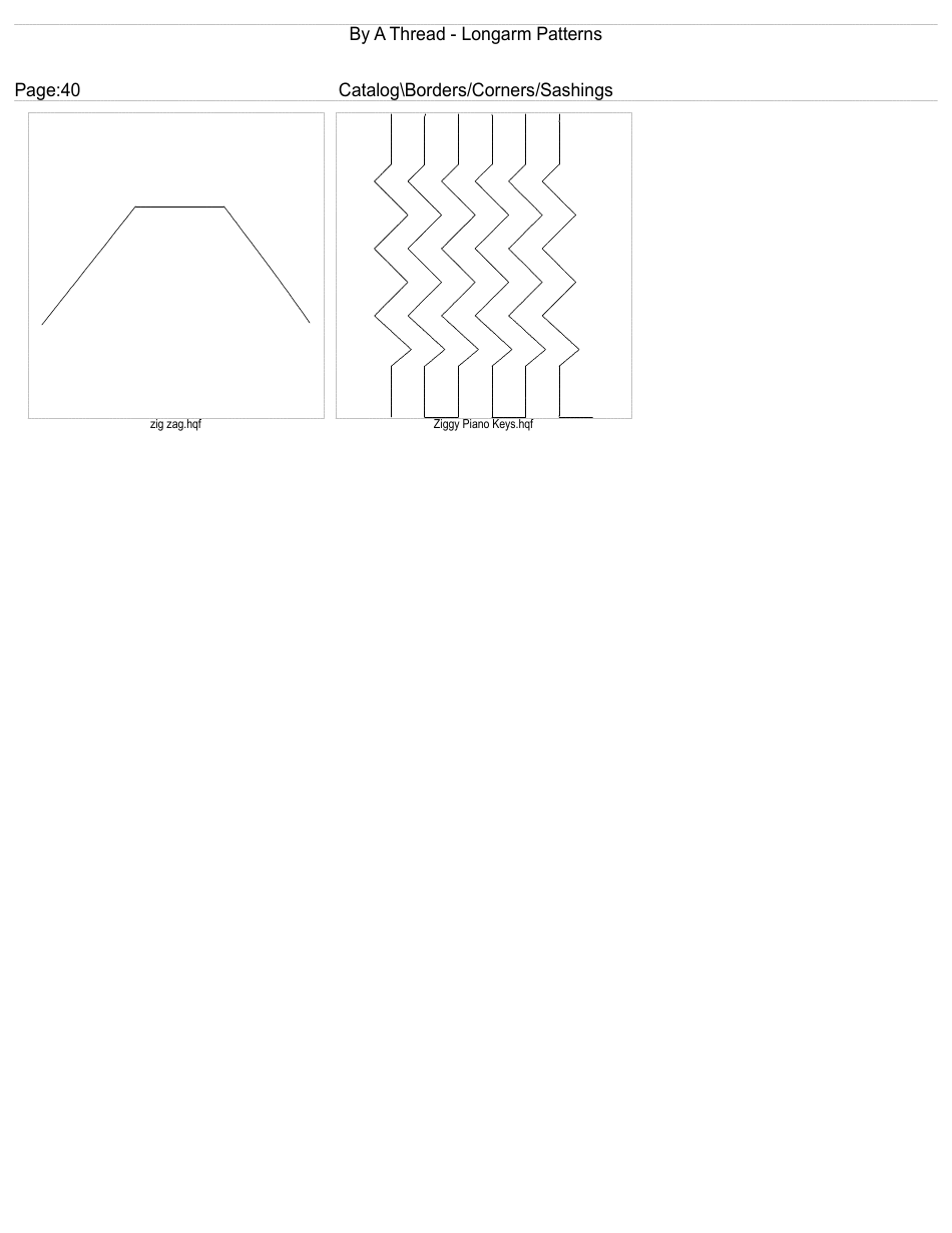 Longarm Border Pattern Templates, Page 40