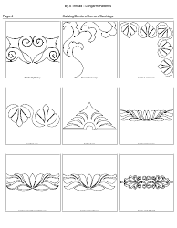 Longarm Border Pattern Templates, Page 4