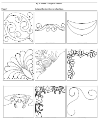 Longarm Border Pattern Templates, Page 7