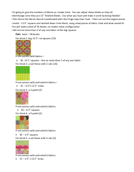 Boho Chic Quilt Pattern - Quilted Twins, Page 2