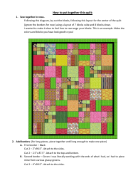 Boho Chic Quilt Pattern - Quilted Twins, Page 4