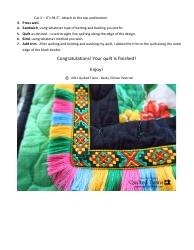 Boho Chic Quilt Pattern - Quilted Twins, Page 5