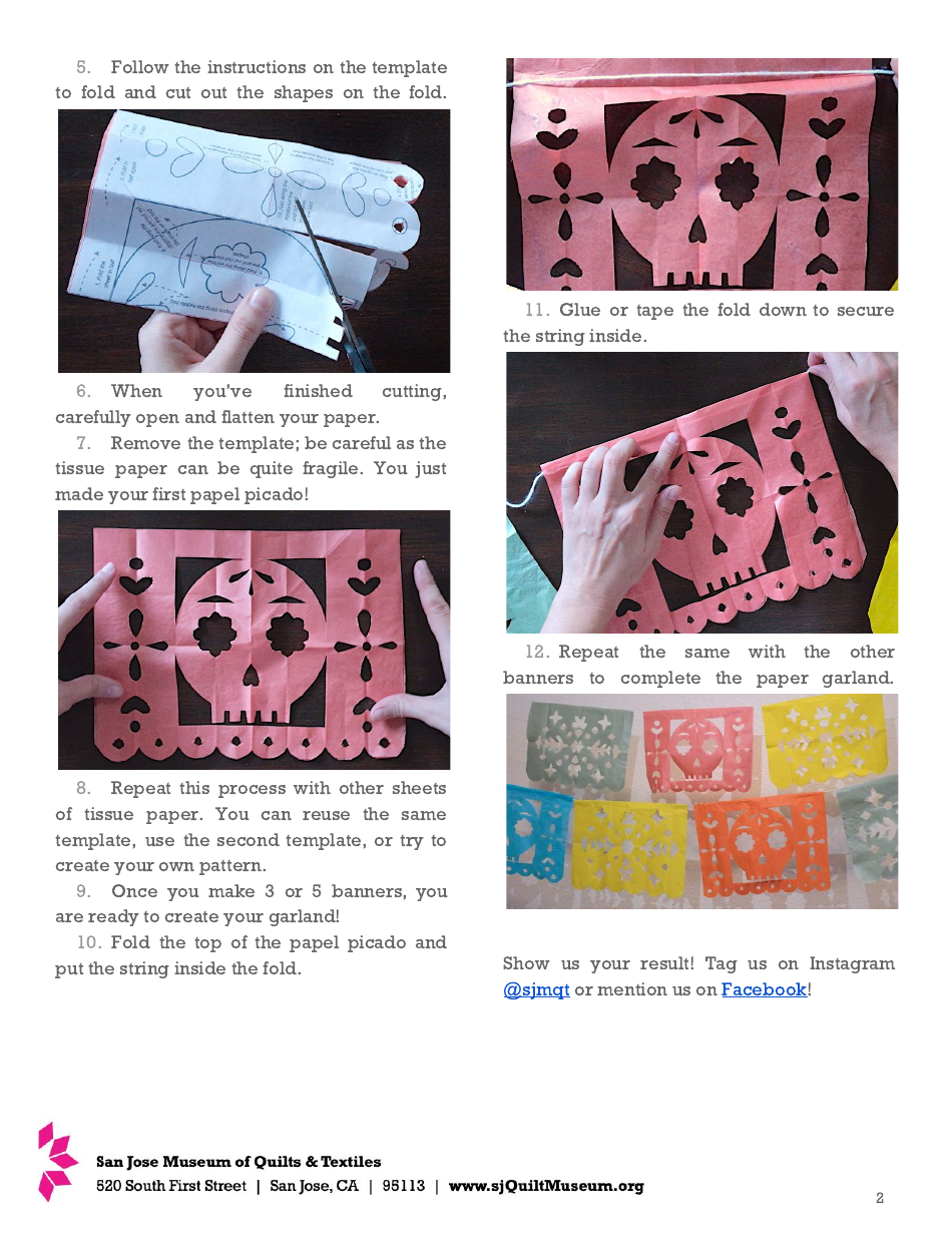 Papel Picado Templates - San Jose Museum, Page 2