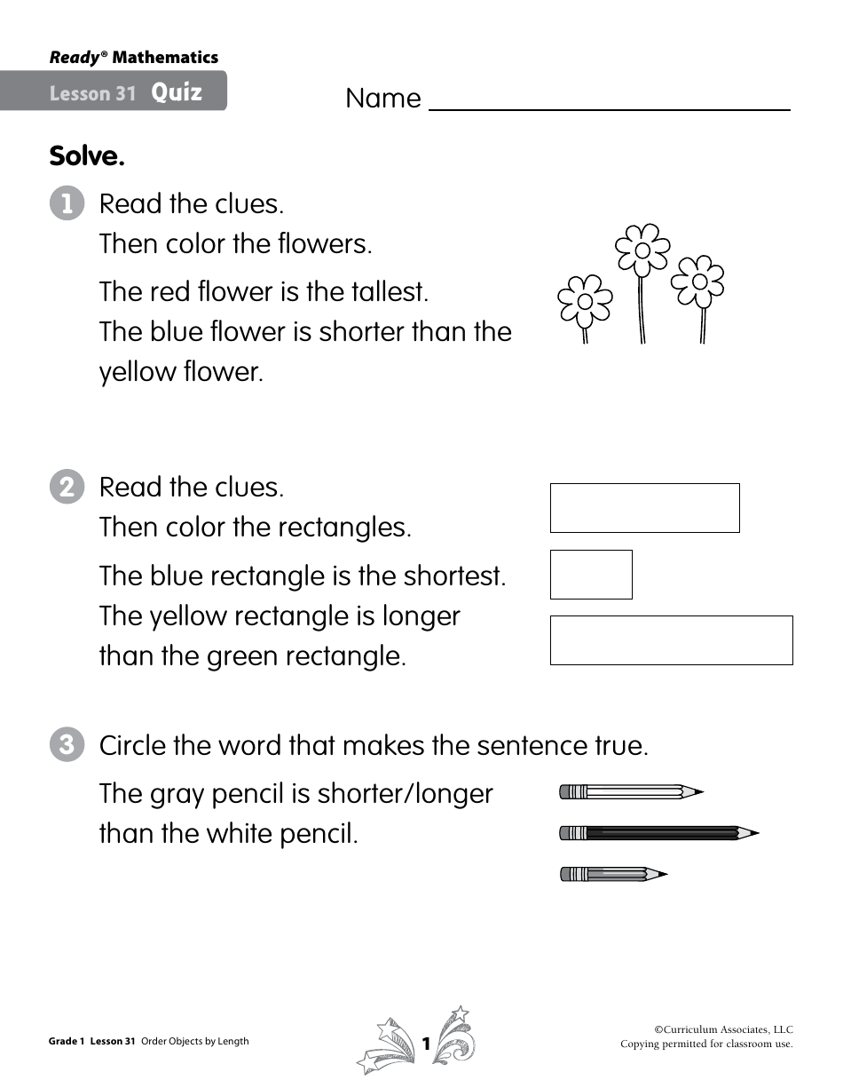 First Grade Week Curriculum, Page 10