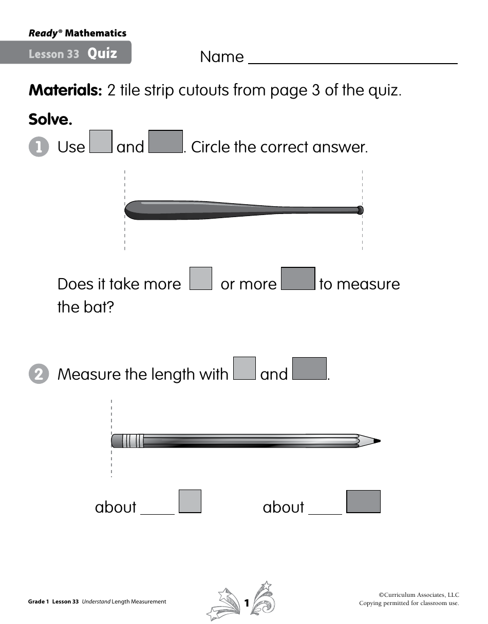 First Grade Week Curriculum, Page 44