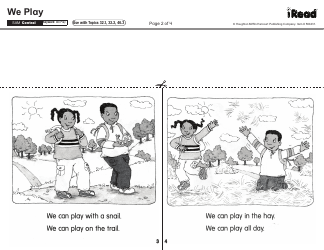 First Grade Week Curriculum, Page 7