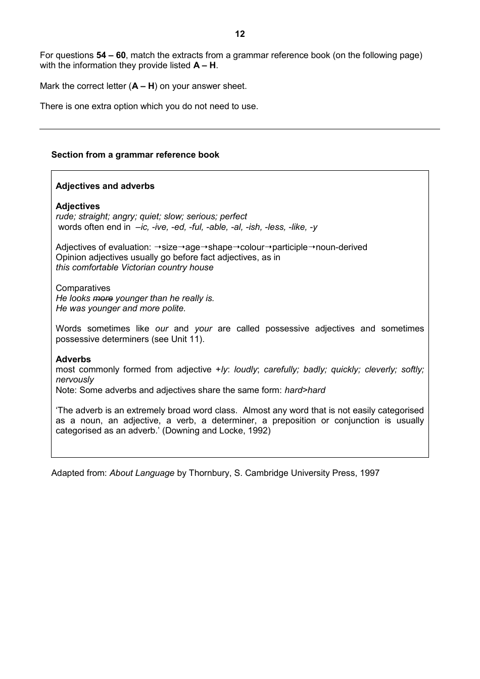 Cambridge English Teaching Knowledge Test Module 2, Page 12