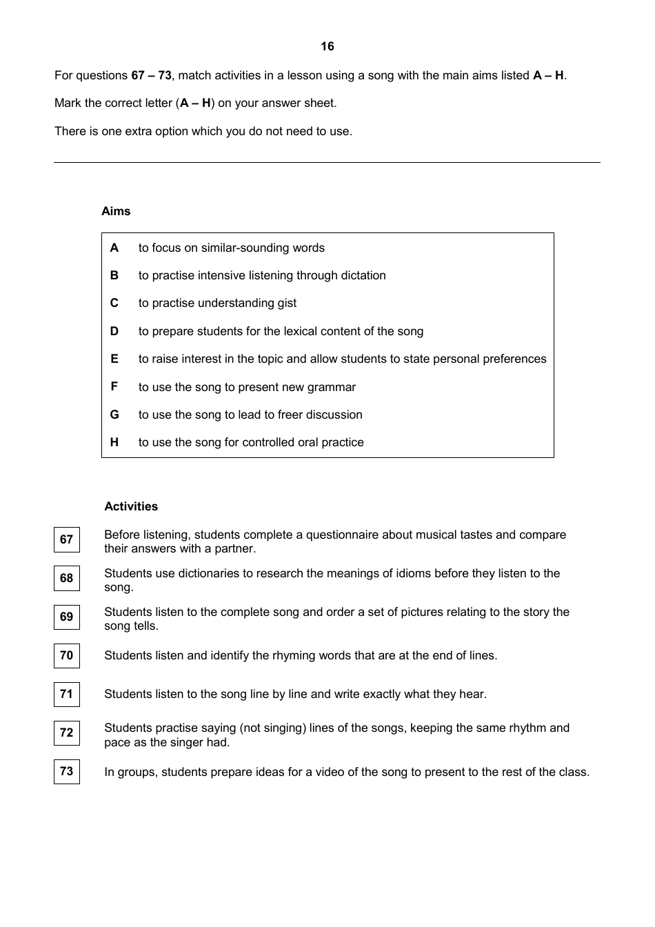 Cambridge English Teaching Knowledge Test Module 2, Page 16