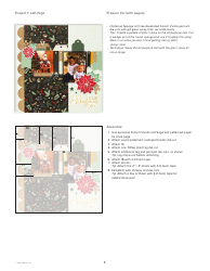 Christmas Story Scrapbooking Pattern - Close to My Heart, Page 5