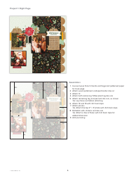 Christmas Story Scrapbooking Pattern - Close to My Heart, Page 6