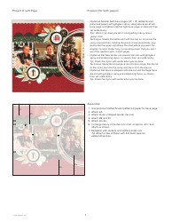 Christmas Story Scrapbooking Pattern - Close to My Heart, Page 7