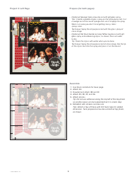 Christmas Story Scrapbooking Pattern - Close to My Heart, Page 9