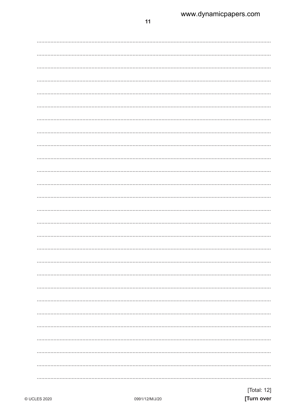 Cambridge Igcse English as a Second Language Examination Paper 1